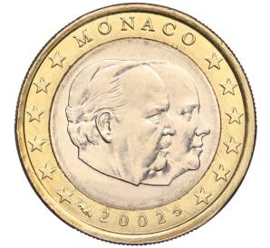1 евро 2002 года Монако