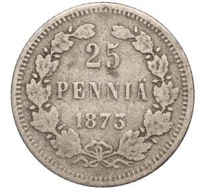 25 пенни 1873 года Русская Финляндия — Фото №1