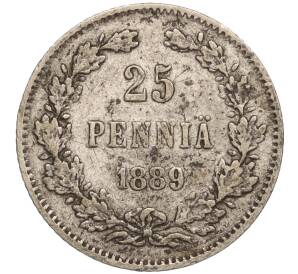 25 пенни 1889 года Русская Финляндия — Фото №1