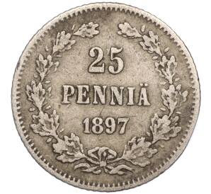 25 пенни 1897 года Русская Финляндия — Фото №1