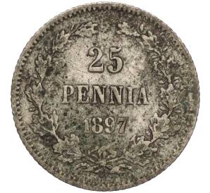 25 пенни 1897 года Русская Финляндия
