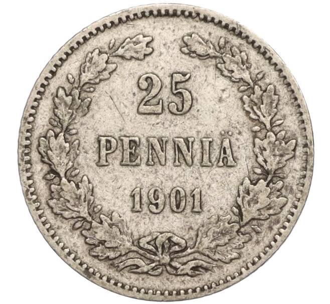 Монета 25 пенни 1901 года Русская Финляндия (Артикул: M1-52562) — Фото №1
