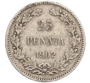 25 пенни 1902 года Русская Финляндия — Фото №1