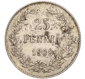 25 пенни 1909 года Русская Финляндия — Фото №1