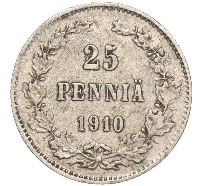 Монета 25 пенни 1910 года Русская Финляндия (Артикул: M1-52619) — Фото №1