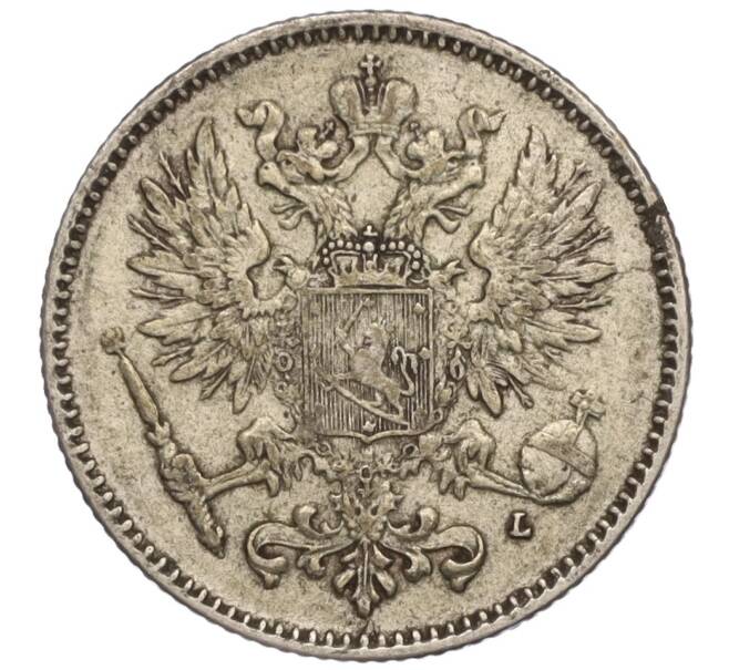 Монета 50 пенни 1908 года Русская Финляндия (Артикул M1-52721)
