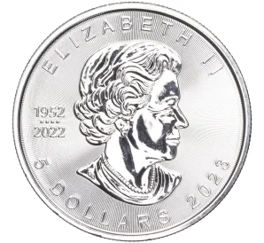 5 долларов 2023 года Канада «Кленовый лист»