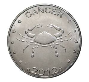 10 шиллингов 2012 года Знак зодиака — Рак
