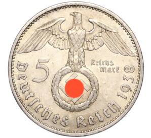 5 рейхсмарок 1938 года А Германия