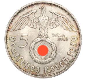 5 рейхсмарок 1939 года В Германия