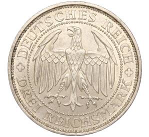 3 рейхсмарки 1929 года Германия «1000 лет городу Мейсен» — Фото №2