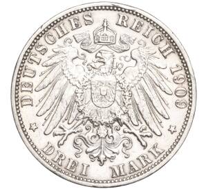 3 марки 1909 года Германия (Баден)
