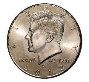 1/2 доллара (50 центов) 2013 года D США — Фото №1