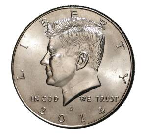 1/2 доллара (50 центов) 2014 года D США — Фото №1