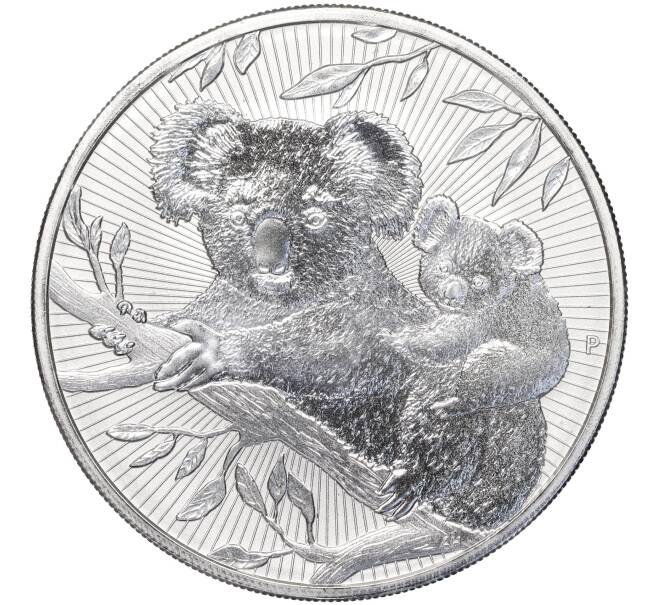 Монета 2 доллара 2018 года Австралия «Следующее поколение — Коала с детенышем» (Артикул K27-83726)