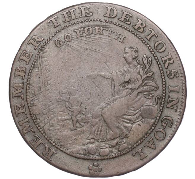 Монета Токен 1/2 пенни Великобритания — Портсмуд (Джон Говард) (Артикул K11-91884)