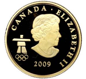 75 долларов 2009 года Канада «XXI зимние Олимпийские Игры 2010 в Ванкувере — Волк»
