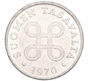 1 пенни 1970 года Финляндия
