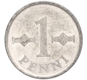 1 пенни 1970 года Финляндия