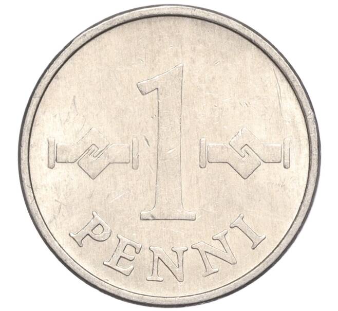 Монета 1 пенни 1971 года Финляндия (Артикул: M2-63746) — Фото №2