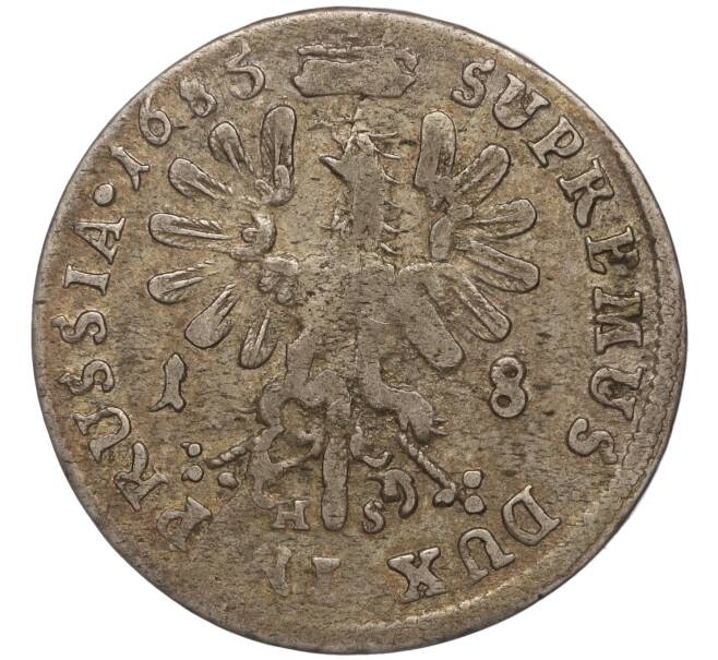 Монета 18 грошей 1685 года Бранденбург-Пруссия (Артикул: M2-63852) — Фото №2