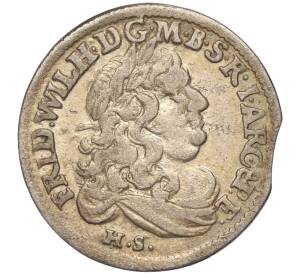 6 грошей 1681 года Пруссия — Фото №1