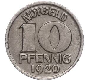 10 пфеннигов 1920 года Германия — город Варендорф (Нотгельд)