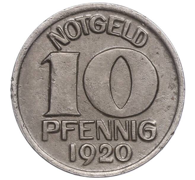 Монета 10 пфеннигов 1920 года Германия — город Варендорф (Нотгельд) (Артикул: K1-4699) — Фото №2