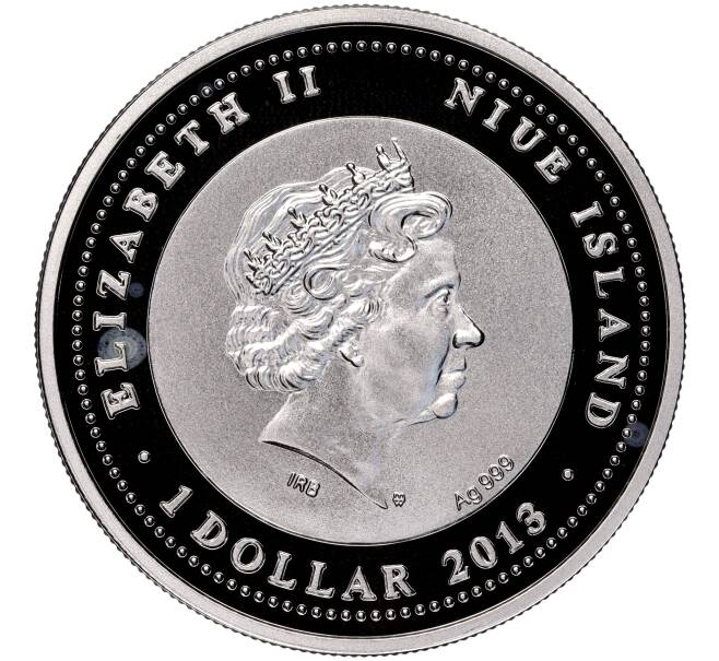 Монета 1 доллар 2013 года Ниуэ «50 лет хоккейному клубу Сибирь (Новосибирск)» (Артикул K11-92656)