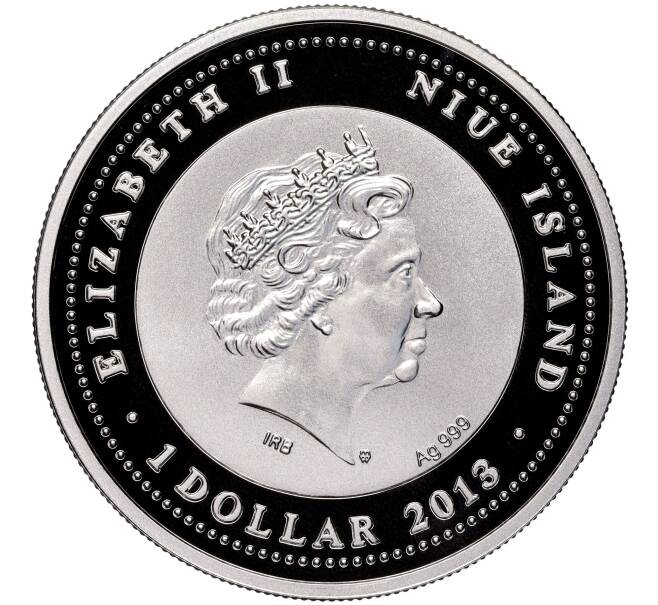 Монета 1 доллар 2013 года Ниуэ «50 лет хоккейному клубу Сибирь (Новосибирск)» (Артикул K11-92657)