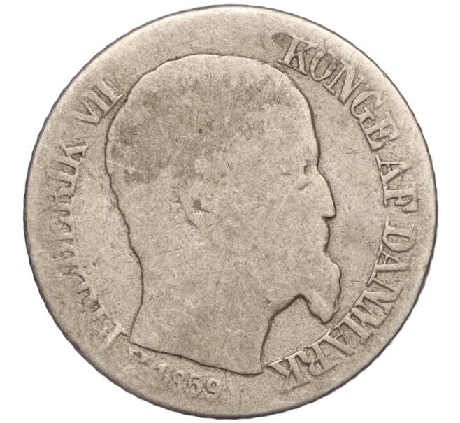 Монета 5 центов 1859 года Датская Вест-Индия (Артикул M2-63918)