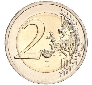 2 евро 2023 года Латвия «Украина (Подсолнух)» — Фото №2