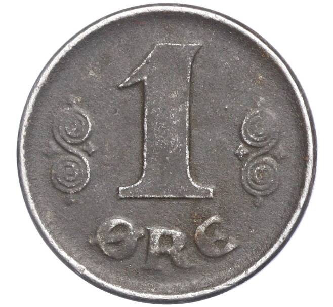 Монета 1 эре 1918 года Дания (Артикул K27-83783)