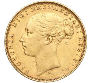 1 соверен 1880 года Австралия — Фото №2