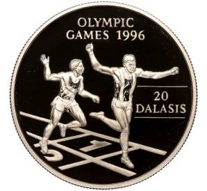 20 даласи 1994 года Гамбия «XXVI летние Олимпийские Игры 1996 в Атланте»