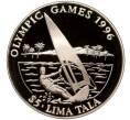 Монета 5 тала 1994 года Токелау «XXVI летние Олимпийские Игры 1996 в Атланте — Парусный спорт» (Артикул M2-64142)