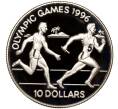 Монета 10 долларов 1994 года Соломоновы острова «XXVI летние Олимпийские Игры 1996 в Атланте — Бег» (Артикул M2-64154)