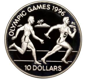 10 долларов 1994 года Соломоновы острова «XXVI летние Олимпийские Игры 1996 в Атланте — Бег»