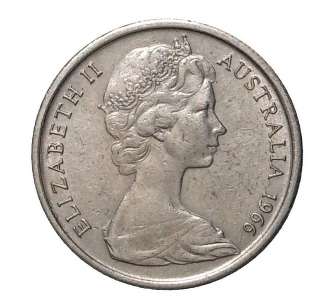 Монета 5 центов 1966 года (Артикул: M2-10006) — Фото №1