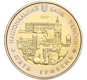 5 гривен 2017 года Украина «85 лет образованию Винницкой области» — Фото №2