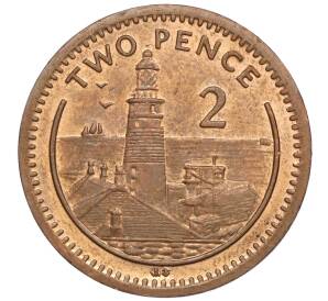 2 пенса 2001 года Гибралтар — Фото №1