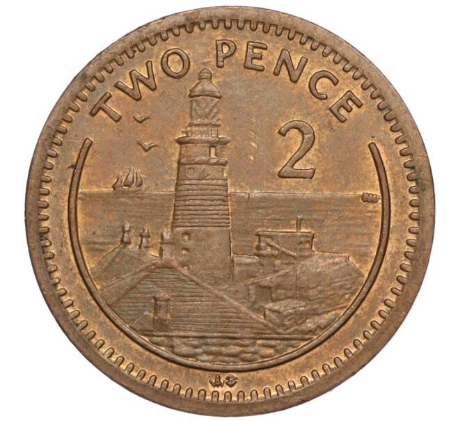 Монета 2 пенса 2001 года Гибралтар (Артикул: M2-64682) — Фото №1
