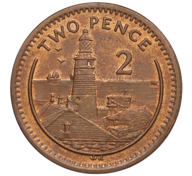 Монета 2 пенса 2001 года Гибралтар (Артикул: M2-64708) — Фото №1