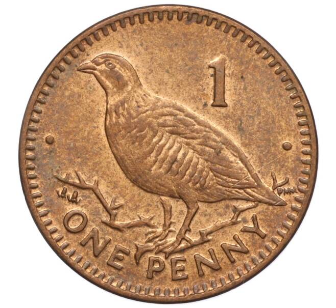 Монета 1 пенни 2000 года Гибралтар (Артикул M2-64748)