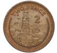 Монета 2 пенса 1990 года Гибралтар (Артикул: M2-64772) — Фото №1