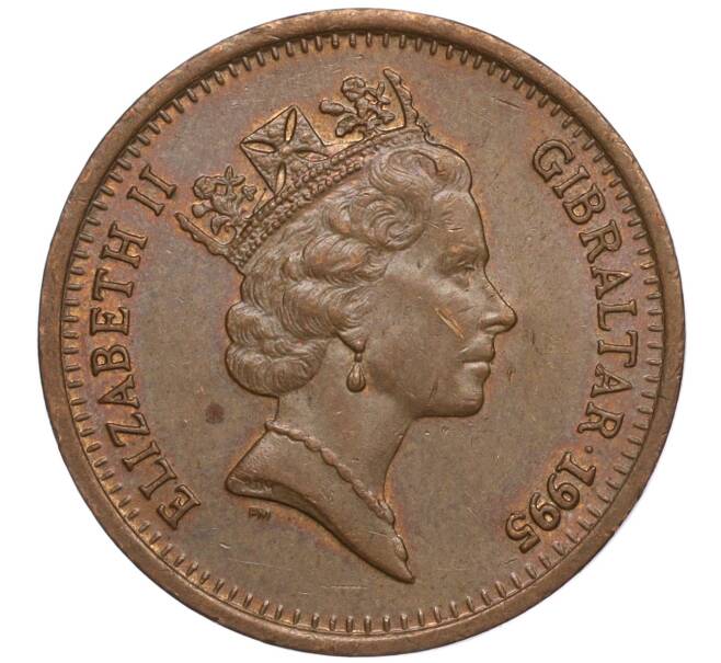 Монета 2 пенса 1995 года Гибралтар (Артикул: M2-64786) — Фото №2