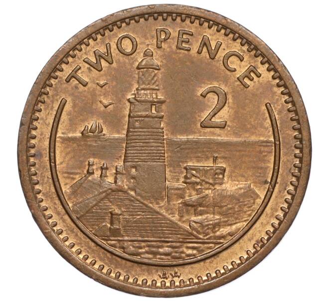 Монета 2 пенса 1995 года Гибралтар (Артикул: M2-64787) — Фото №1