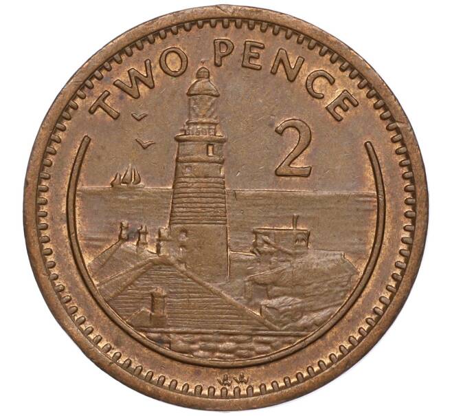 Монета 2 пенса 1995 года Гибралтар (Артикул: M2-64788) — Фото №1