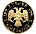 Монета 100 рублей 1994 года ЛМД «Сохраним наш мир — соболь» (Артикул M1-53390)