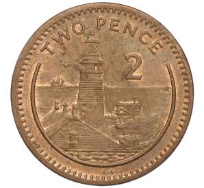 2 пенса 1999 года Гибралтар — Фото №1